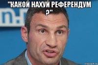 "какой нахуй референдум ?" 