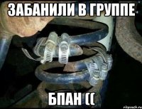 ЗАБАНИЛИ В ГРУППЕ БПАН ((