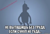  Не вытащишь без труда, если сунул не туда...