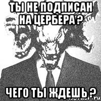 Ты не подписан на цербера ? Чего ты ждешь ?