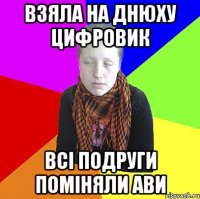 взяла на днюху цифровик всі подруги поміняли АВИ