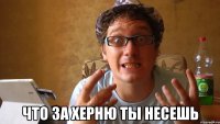  ЧТО ЗА ХЕРНЮ ТЫ НЕСЕШЬ