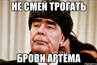 Не смей трогать Брови Артёма