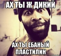ах ты ж дикий ах ты ебаный пластилин