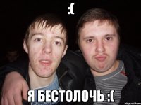 :( Я бестолочь :(