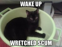 WAKE UP WRETCHED SCUM