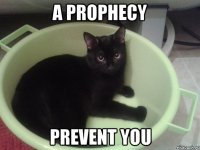 A PROPHECY PREVENT YOU