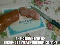  як можна корисно використовувати диплом ск лану