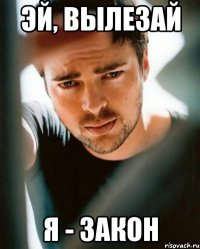 Эй, вылезай я - закон