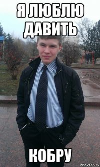Я люблю давить Кобру