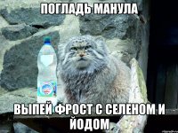 Погладь манула выпей Фрост с селеном и йодом