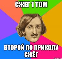 Сжег 1 том второй по приколу сжёг