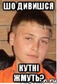 Шо дивишся Кутнi жмуть?