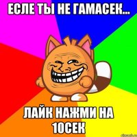 есле ты не гамасек... лайк нажми на 10сек