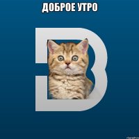 Доброе утро 