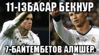 11-Ізбасар Бекнур 7-Байтембетов Алишер