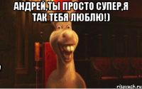 Андрей,ты просто супер,я так тебя люблю!) 
