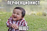 перфекционист щщс