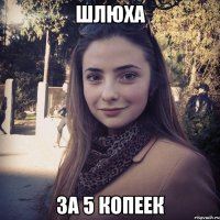 шлюха за 5 копеек