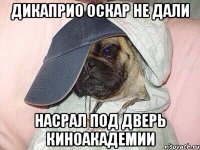 ДиКаприо Оскар не дали Насрал под дверь киноакадемии