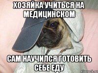 хозяйка учиться на медицинском сам научился готовить себе еду