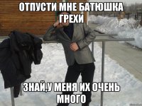 отпусти мне батюшка грехи знай,у меня их очень много