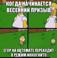 Когда начинается Весенний призыв егор на автомате переходит в режим инкогнито