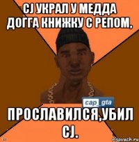 CJ украл у Медда Догга книжку с репом, прославился,убил CJ.