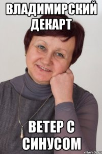 владимирский декарт ветер с синусом