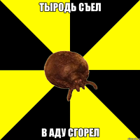 тыродь съел в аду сгорел