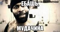 Ебашь, мудачина