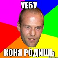 уебу коня родишь