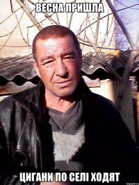 ВЕСНА пришла ЦИГАНИ по селі ходят