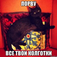 ПОРВУ ВСЕ ТВОИ КОЛГОТКИ