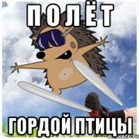 п о л ё т гордой птицы