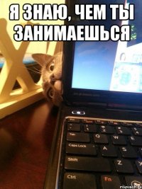 я знаю, чем ты занимаешься 