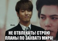  не отвлекать! Строю планы по захвату мира!