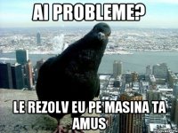 Ai probleme? Le rezolv eu pe masina ta amus