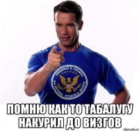  помню как то табалугу накурил до визгов