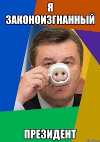 я законоизгнанный президент