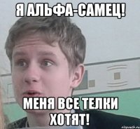 Я АЛЬФА-САМЕЦ! МЕНЯ ВСЕ ТЕЛКИ ХОТЯТ!