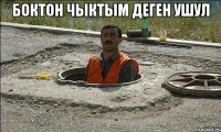 боктон чыктым деген ушул 