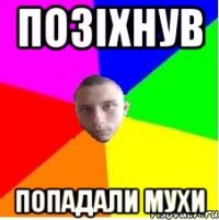 Позіхнув попадали мухи