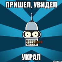 Пришел, увидел украл