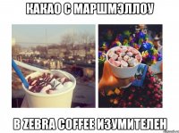 какао с Маршмэллоу в ZEBRA COFFEE изумителен
