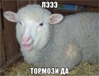 ЛЭээ тормози да