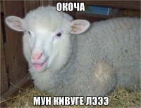 окоча мун кивуге лэээ