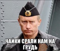 чайки срали нам на грудь