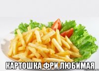  картошка фри любимая