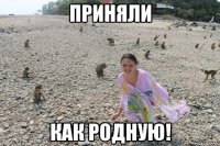 приняли как родную!